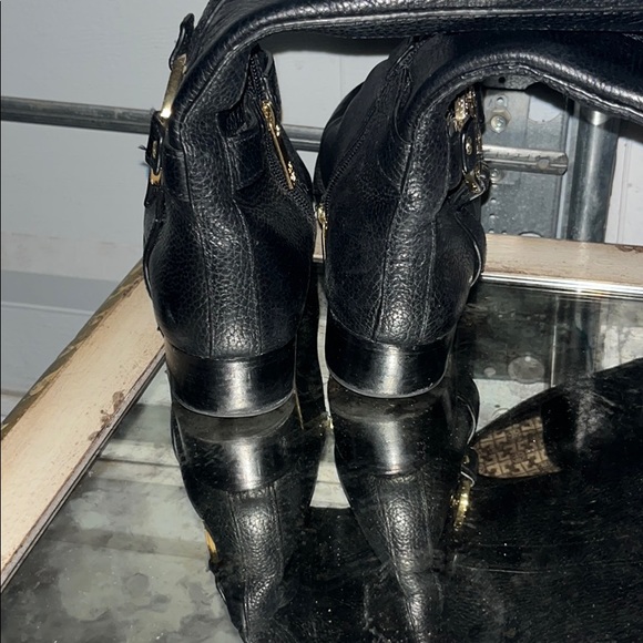 Black Tory Burch knee high boots. - Picture 6 of 7